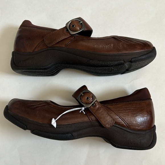 DANSKO Kitty Mary Janes Brown Clogs Leather sz EU41 = US 10.5/11 - Picture 8 of 16